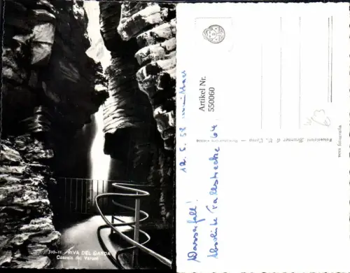 550060,Trentino Bolzano Riva del Garda Gardasee Varone Cascata