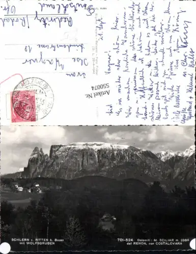 550074,Trentino Bolzano Schlern Ritten Seis Wolfsgruben
