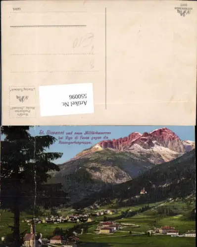 550096,Trentino Bolzano St. Giovanni b. Vigo di Fassa Rosengarten