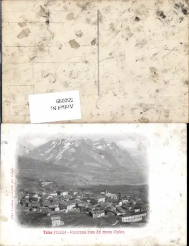 550099,Trentino Trento tolle AK Telve Tirolo v. Monte Ciolina Trient
