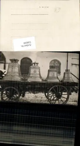 558200,Foto-AK Trentino St. Kassian Cassian Glocken Glockenabnahme Abtei Badia