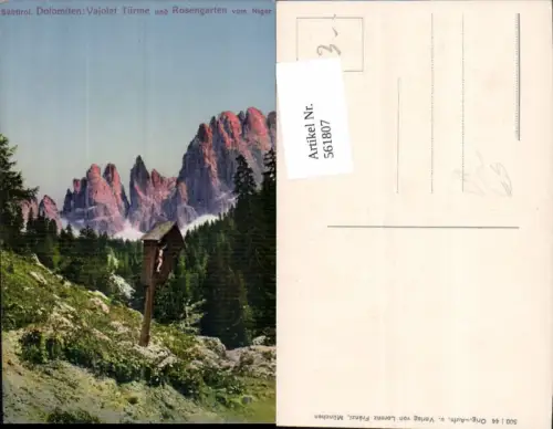 561807,Trentino Bolzano Dolomiten Vajolet Türme Tiers Sexten Gröden Südtirol Marterl