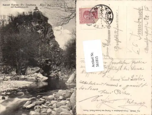 561815,Trentino Bolzano Meran Merano Zenoburg Schlucht
