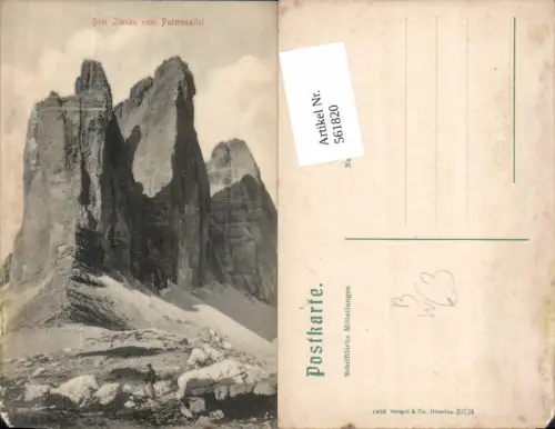 561820,Trentino Bolzano Drei Zinnen Paternsattel Sexten Gröden Tiers St. Ulrich