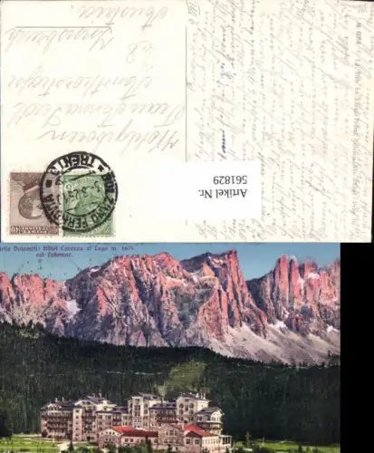 561829,Trentino Bolzano Carezza al Lago Latemar Karersee Welschnofen