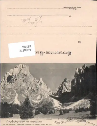 561865,Trentino Tiers Langkofelgruppe Gröden St. Ulrich Confinboden pub Gugler 2178