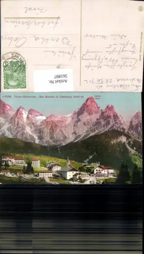 561897,Trentino Bolzano San Martino di Castrozza Tiroler Dolomiten