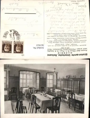 561922,Trentino Bolzano Bozen Ristorante Unterhofer Soprabolzano