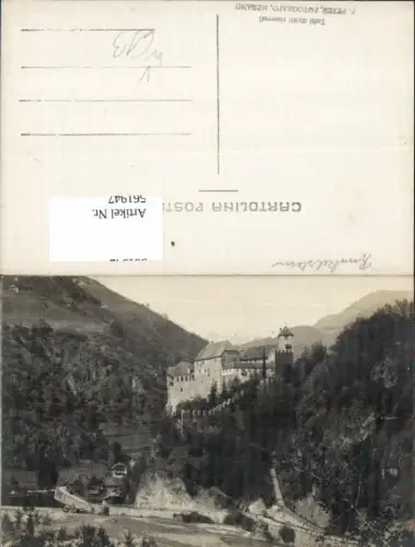 561947,Trentino tolle Foto-AK Runkelstein b. Ritten Meran pub Peter