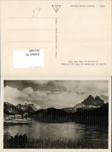 561948,Trentino Bolzano Lago di Misurina Tre Cime Lavaredo