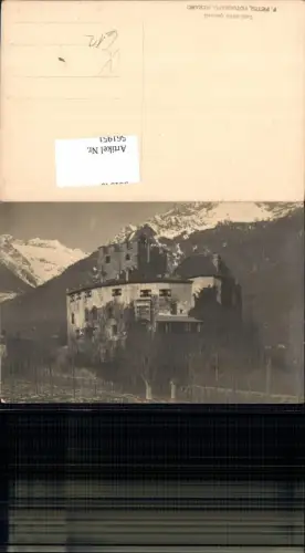 561951,Trentino tolle Foto-AK Burg Vorst Algund Meran Merano pub Peter