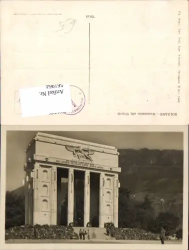 561964,Trentino Bolzano Bozen Monument Vittoria
