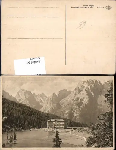 561967,Trentino Bolzano Lago di Misurina Grand Hotel Karersee Welschnofen