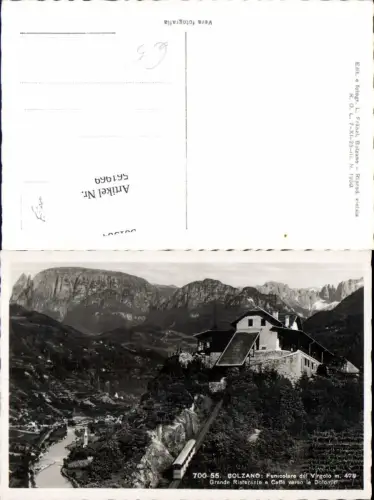 561969,Trentino Bolzano Bozen Vigilbahn Cafe Bergbahn