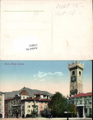 576011,Trentino Trento Trient Piazza Grande