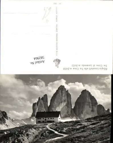 582964,Trentino Bolzano Locatelli alle Tre Cime Sexten Dolomiten