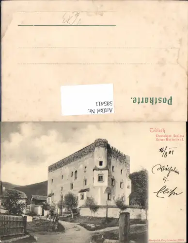 585411,Trentino Bolzano Toblach Schloss Kaiser Maximilian pub Stengel e Co. 2868
