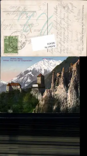 585433,Trentino Bolzano Schloss Tirol Tyrol Meran Merano Bahnpost Meran Bozen