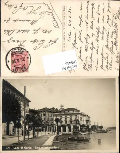 585435,Trentino Trento Lago di Garda Gardasee Salo Imbarcadero