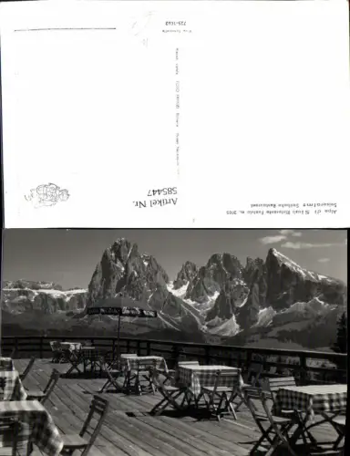 585447,Trentino Bolzano Seis am Schlern Seiseralm Gröden Seilbahn Restaurant