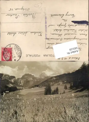 593129,Foto-AK Ortisei St. Ulrich in Gröden Trentino Bolzano pub Foto Langer