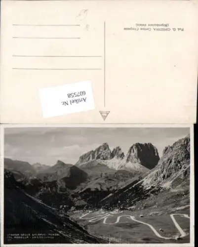 607558,Trentino Bolzano Pordoi Canazei Strada delle Dolomiti