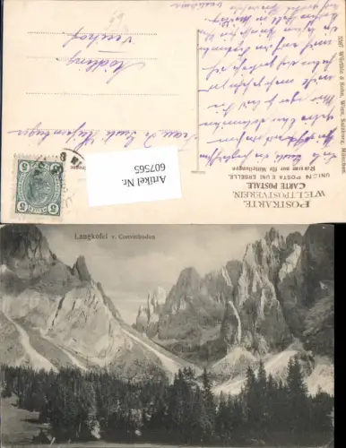 607565,Trentino Bolzano Langkofel v. Convinboden Gröden Südtirol