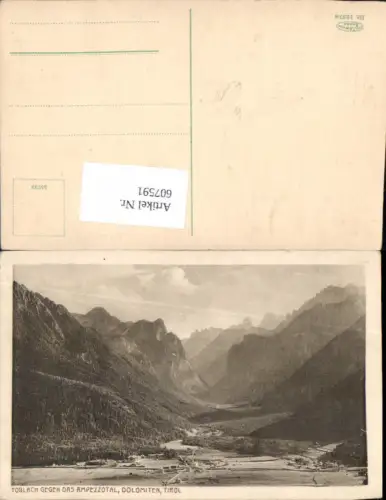 607591,Trentino Bolzano Toblach Ampezzotal
