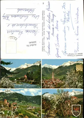 609646,Trentino Meran Merano im Frühling Wappen