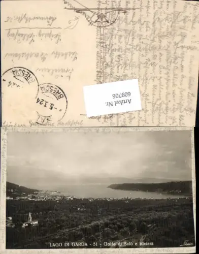 609706,Trentino Lago di Garda Gardasee Golfo di Salo Riviera