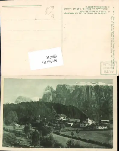 609716,Trentino Collalbo sul Renon Sassolungo Klobenstein am Ritten