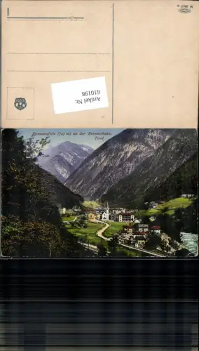 610198,Trentino Franzensfeste Fortezza b. Brixen Brennerbahn pub Amonn M 9217