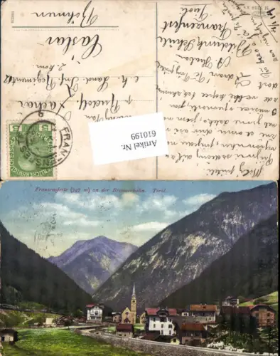 610199,Trentino Franzensfeste Fortezza b. Brixen Brennerbahn pub Amonn M 9216 n
