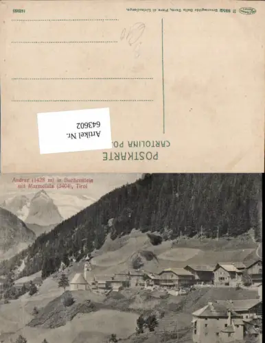 643602,Trentino Andraz in Buchenstein Marmolata Südtirol