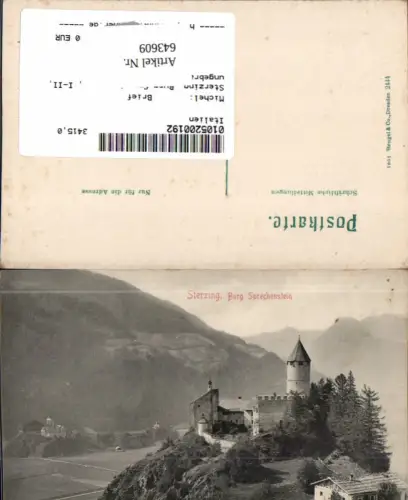 643609,Trentino Sterzing Vipiteno Burg Sprechenstein