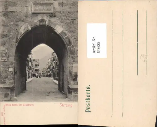 643635,Trentino Sterzing Vipiteno Stadtturm