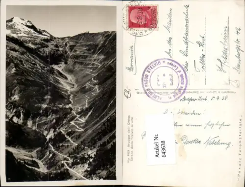 643638,Trentino Ortler Strada dello Stelvio Stilfserjochstrasse Sulden Trafoi
