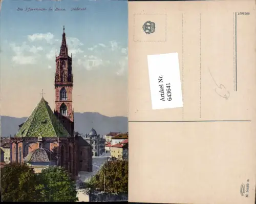 643641,Trentino Bozen Bolzano Südtirol Kirche