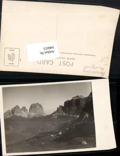 646015,seltene Foto-AK Pordoijoch Dolomiten Trentino Südtirol Canazei Arabba Fassatal