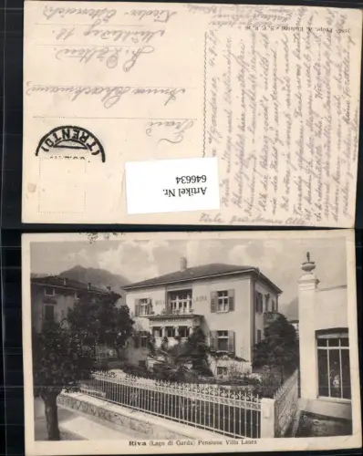 646634,tolle AK Riva Lago di Garda Gardasee Pensione Villa Laura