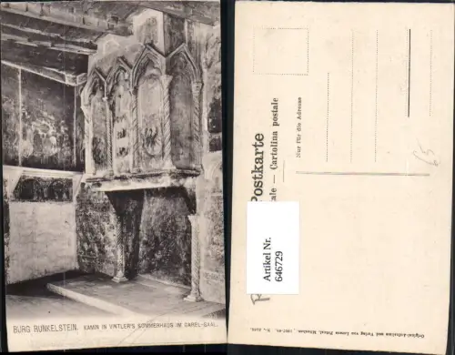 646729,Burg Runkelstein Roncolo b. Ritten Bozen Bolzano Fresken
