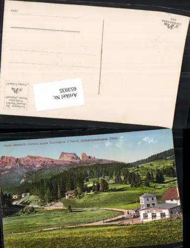 653935,Trentino Focol Cortina d`Ampezzo Nuvolau Dolomitenstraße Albergo Tofana