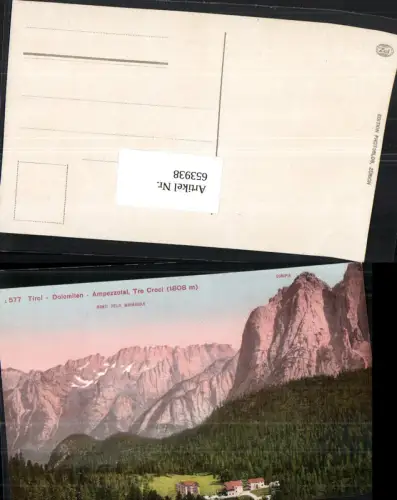 653938,Trentino Tirol Dolomiten Ampezzotal Tre Croci Cortina