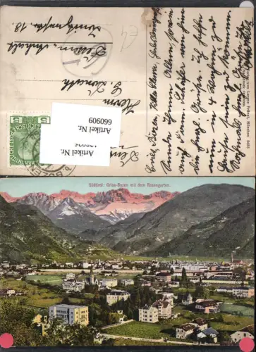 660909,Trentino Gries Bozen Bolzano Rosengarten