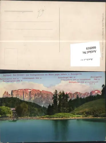 660919,Trentino Wolfsgrubensee am Ritten Seis Schlern Südtirol Siusi