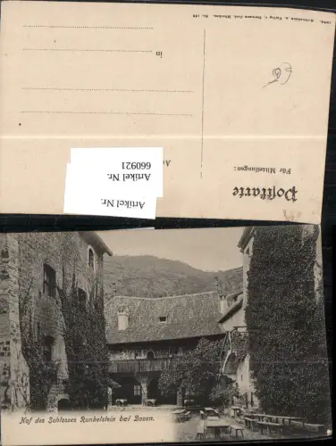 660921,Trentino Hof des Schlosses Runkelstein Roncolo Bozen Bolzano