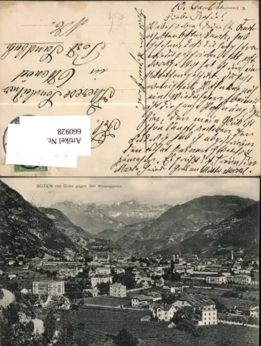 660928,Trentino Bozen Bolzano Gries m. Rosengarten