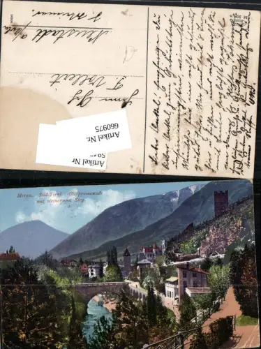 660975,Trentino Meran Merano Gilfpromenade Steinerner Steg