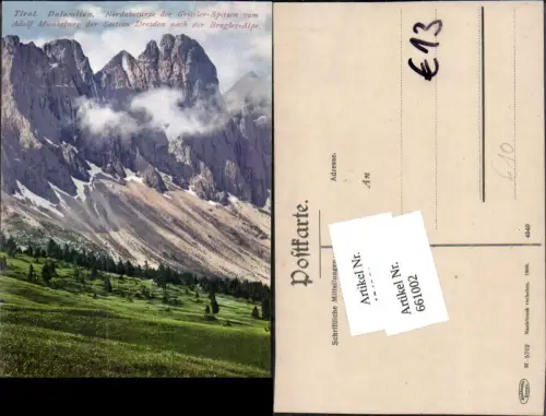 661002,Trentino Dolomiten Geisler Spitzen Brogles Alpe Villnöß Gröden