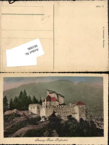661006,Trentino Sterzing Ruine Reifenstein